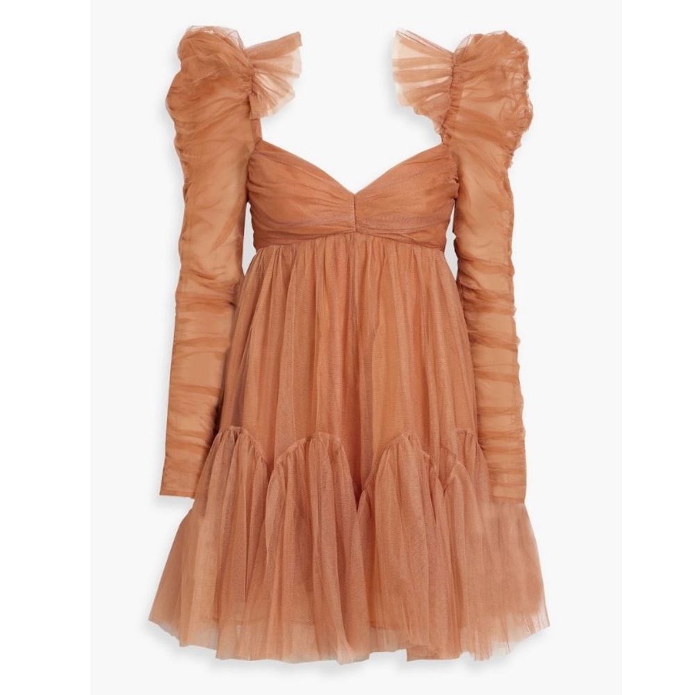 Zimmermann Rust Mini Dress